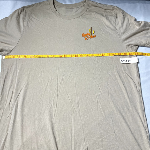 Salty Rodeo Route 66 Tan Tee Unisex XL Western Desert Quality T-Shirt Ranch Wear - Picture 5 of 9